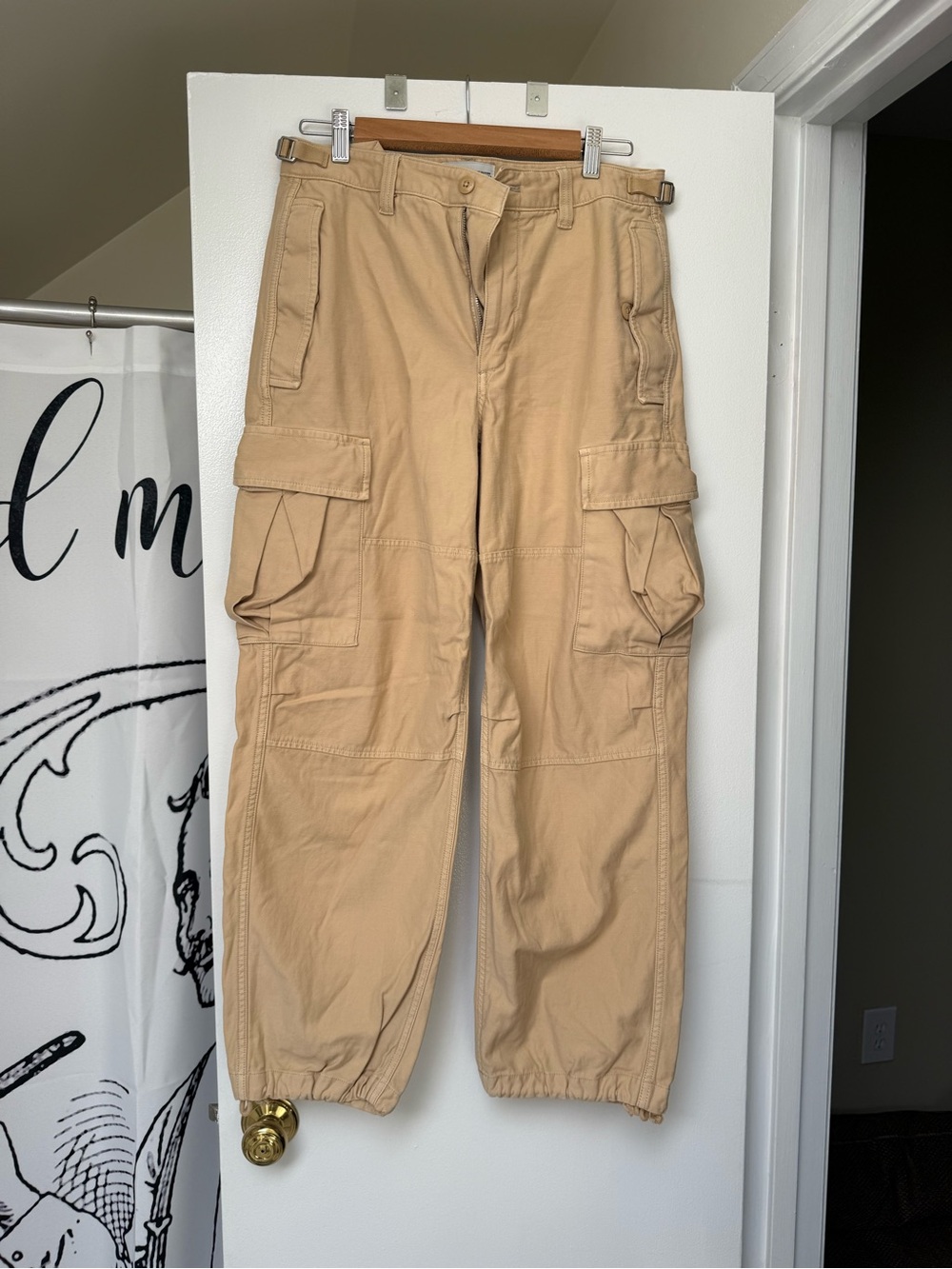 TNA Women's Cargo Pants in Khaki Tan